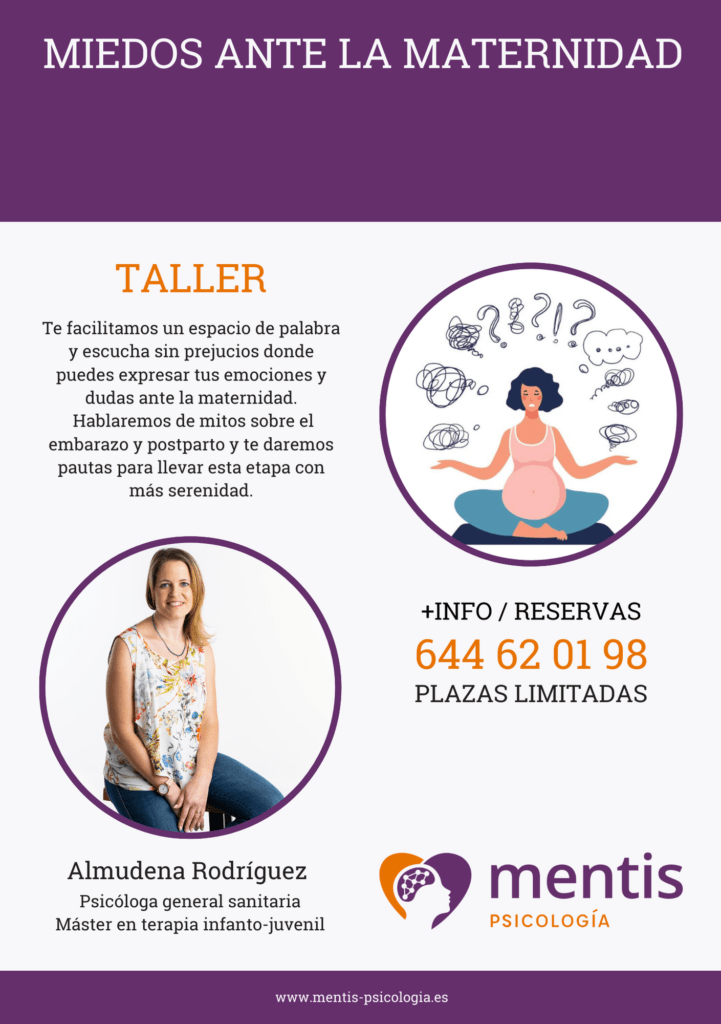Taller "Miedo ante la maternidad" - Gabinete Mentis Psicología en Elche, Alicante